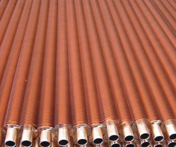 Photo of many Copper tubes with Copper G Fin